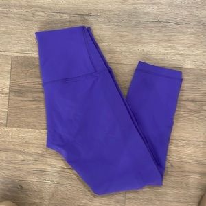 Lululemon wunder under 7/8 legging